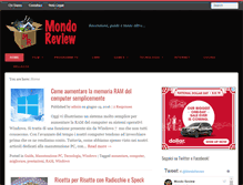 Tablet Screenshot of mondoreview.it